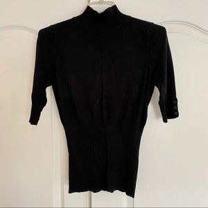 Black EXPRESS mock neck sweater